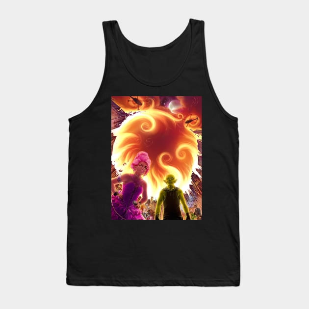 Chameleon Moon Tank Top by RoAnnaSylver